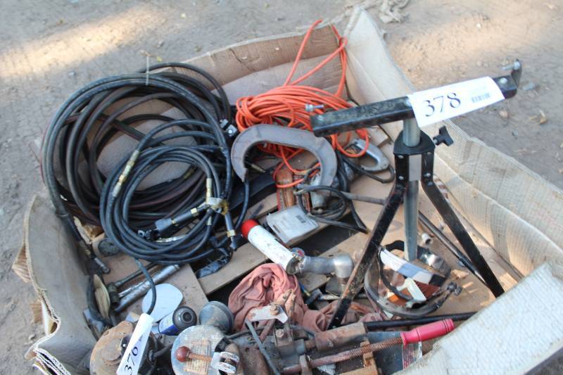 lot 378 image: Electrical Cable, Hose, Stand, Misc