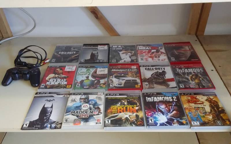 lot 3 image: 15-PS3 Playstation Games