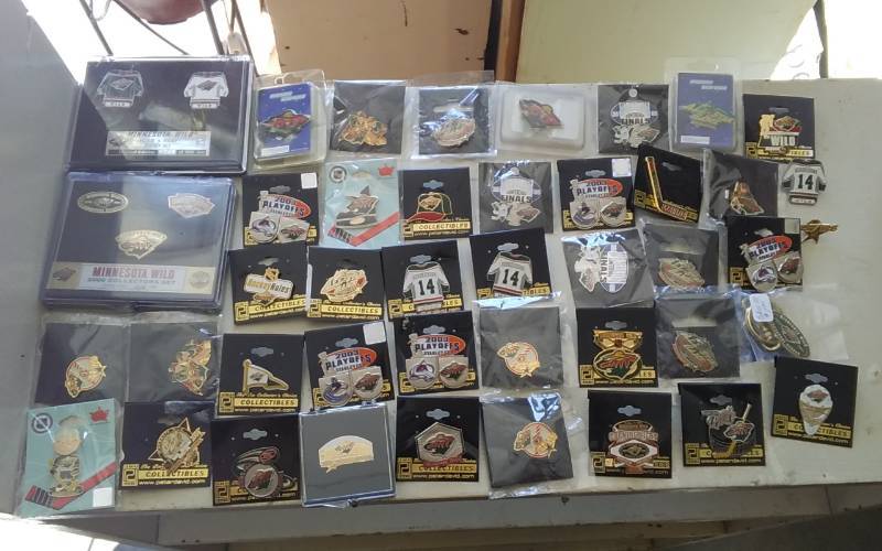 lot 19 image: Collection Of MN WILD Pins