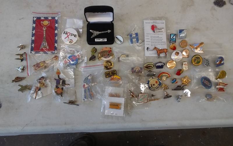 lot 23 image: Collection Of Hard Rock & Other Souvenir Pins