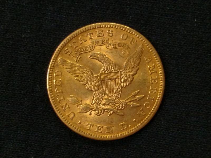 1898 Ten Dollars Liberty Head Gold ...