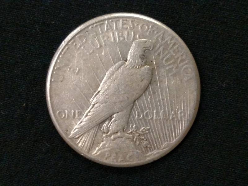 1922 S Peace Silver Dollar...