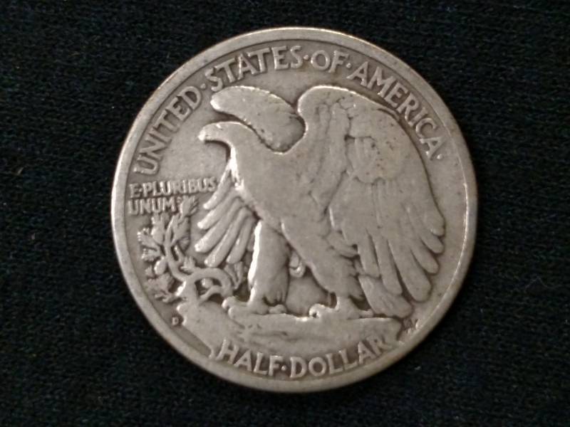 1944 D Walking Liberty Silver Half ...