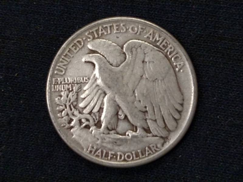 1945 Walking Liberty Silver Half Do...