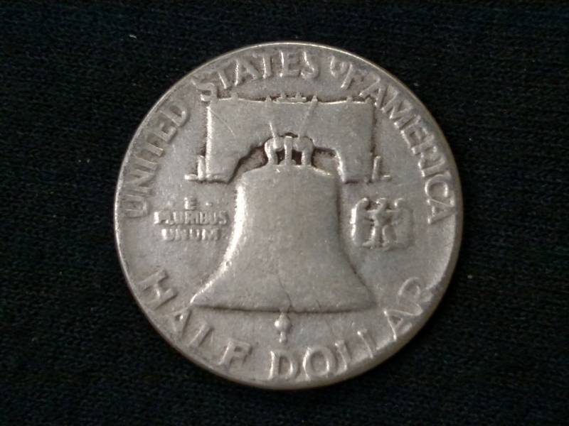 1954 Franklin Silver Half Dollar...