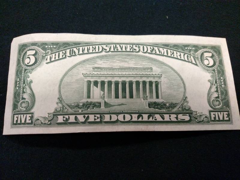 1953 Five Dollars Silver Certificat...