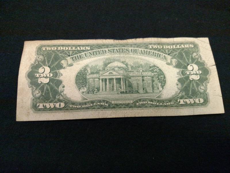 1953 B Two Dollars Red Seal Note...