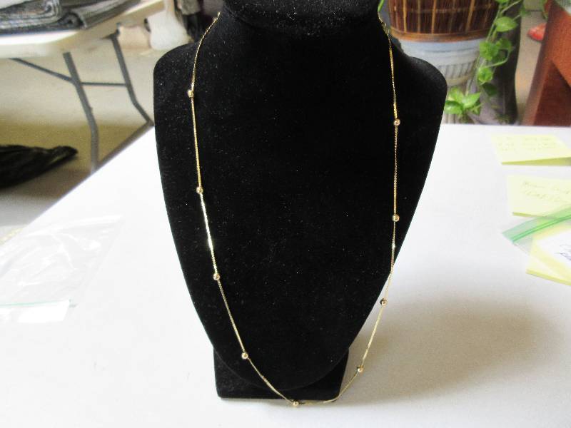 14KT YG SERPENTINE BEAD