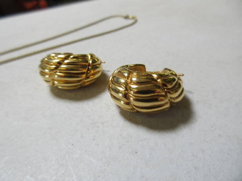 17.5 GRAMS STERLING VERMEIL JEWELRY