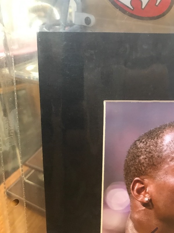 ADRIAN PETERSON AUTOGRAPHED MATTED PHOTO