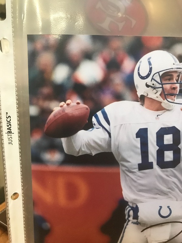 PEYTON MANNING AUTOGRAPHED PHOTO