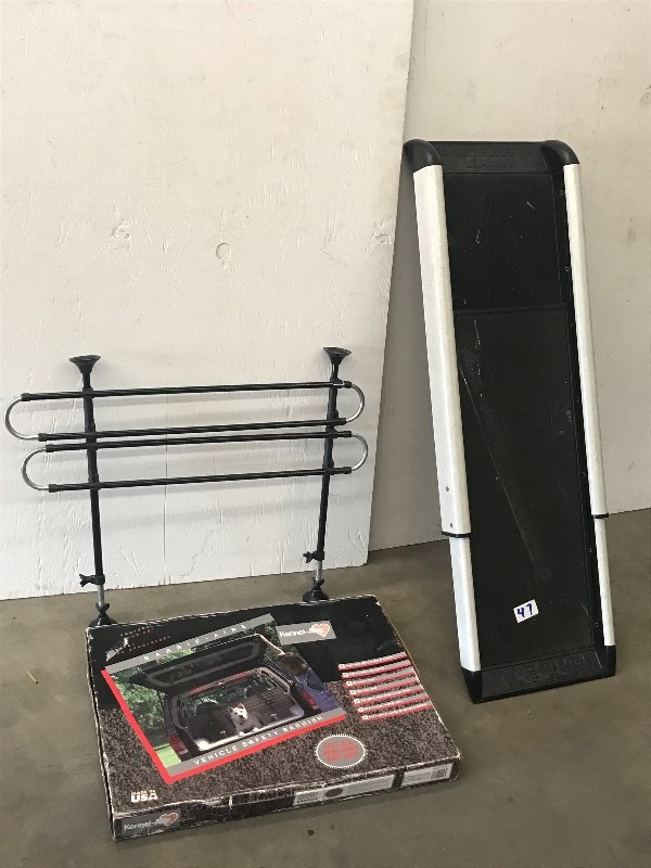 lot 47 image: Lot Of (2) Vehicle Pet DividersBa...