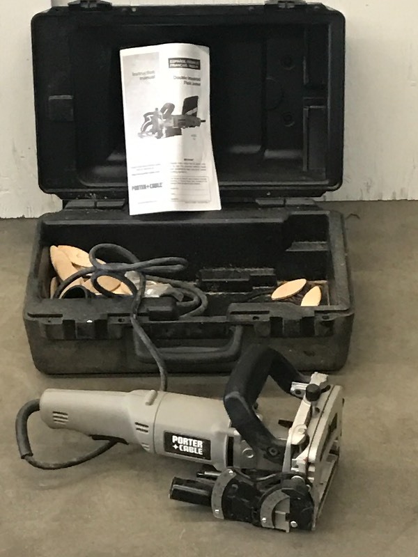 lot 59 image: Porter Cable 557 Plate Joiner Kit...