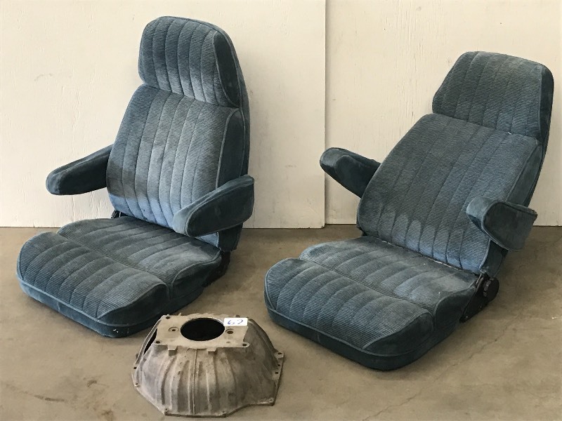 lot 62 image: Lot Of (2) Automobile Bucket Seats...