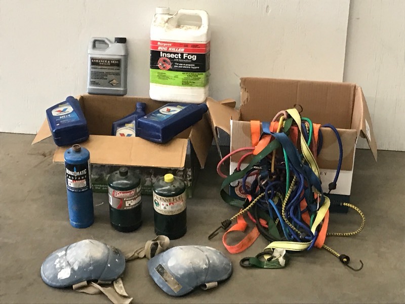 lot 73 image: (2) Boxes Of Assorted Propane Tank...