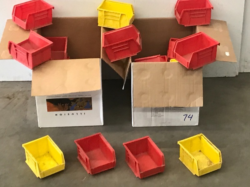 lot 74 image: (2) Boxes Of Commercial Plastic Sor...