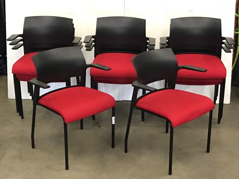 lot 100 image: Lot Of (11) Matching Steel-Case P...