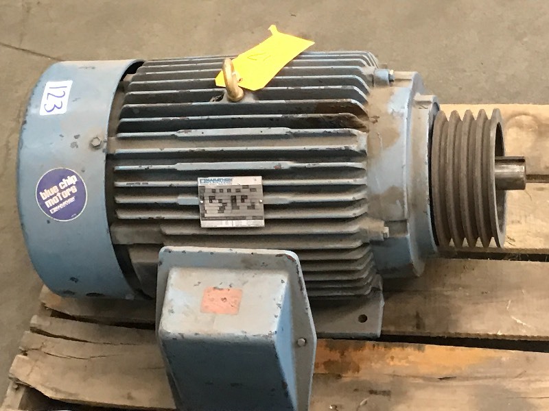 lot 123 image: Marathon Electric Motor, 30HP, 230...