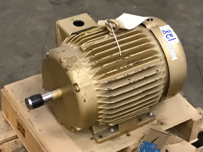 lot 128 image: Baldor EM3770T-8 7.5HP 200Volt Th...
