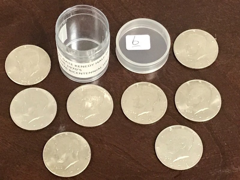 (8) Different Kennedy Half Dollars