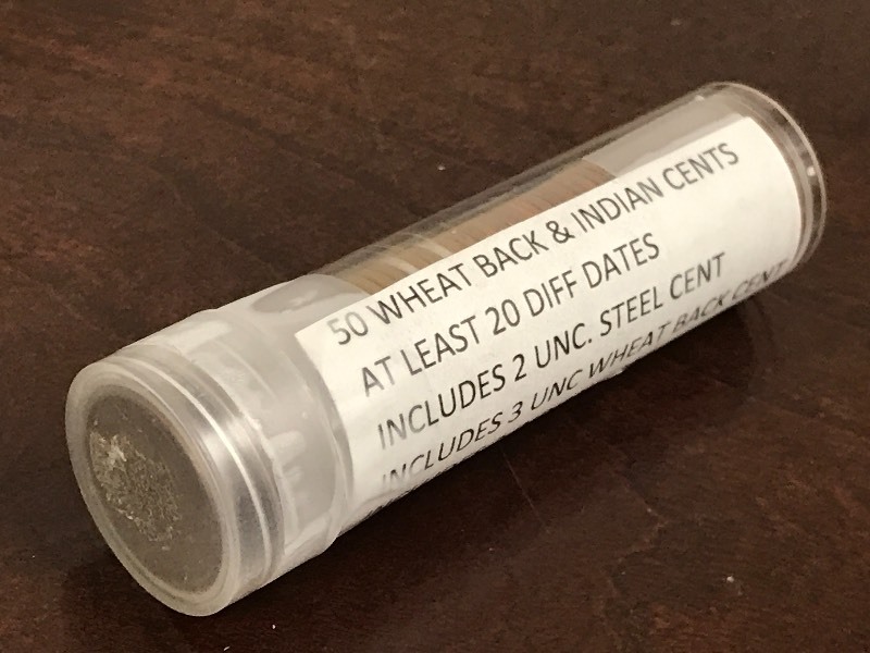 Roll Of Wheat Back & Indian Cents