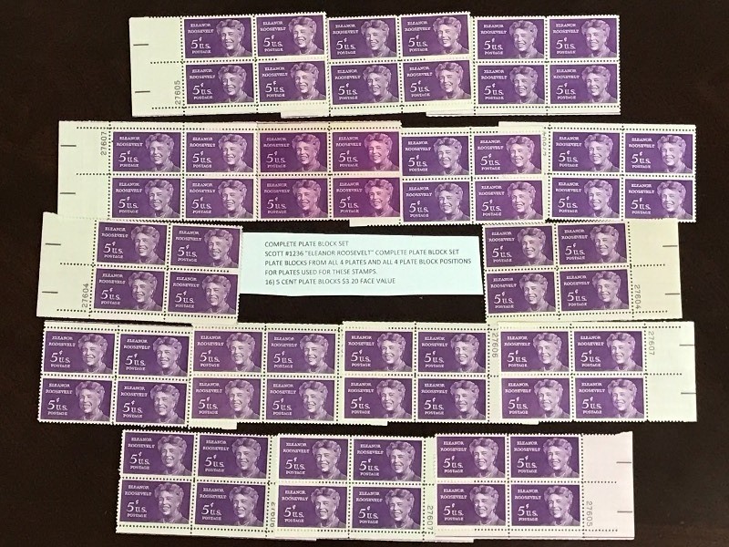 Complete Plate Block Set