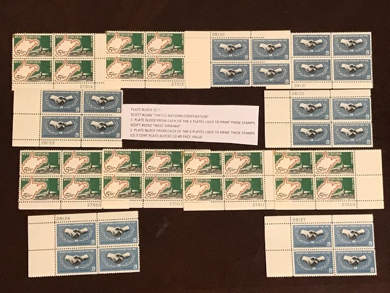 Scott Plate Block Sets
