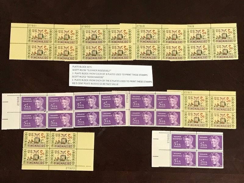 Scott Plate Block Sets
