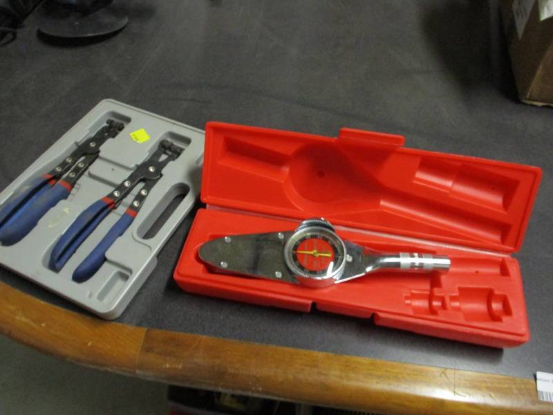 Snap-on torque-meter Hose pliers