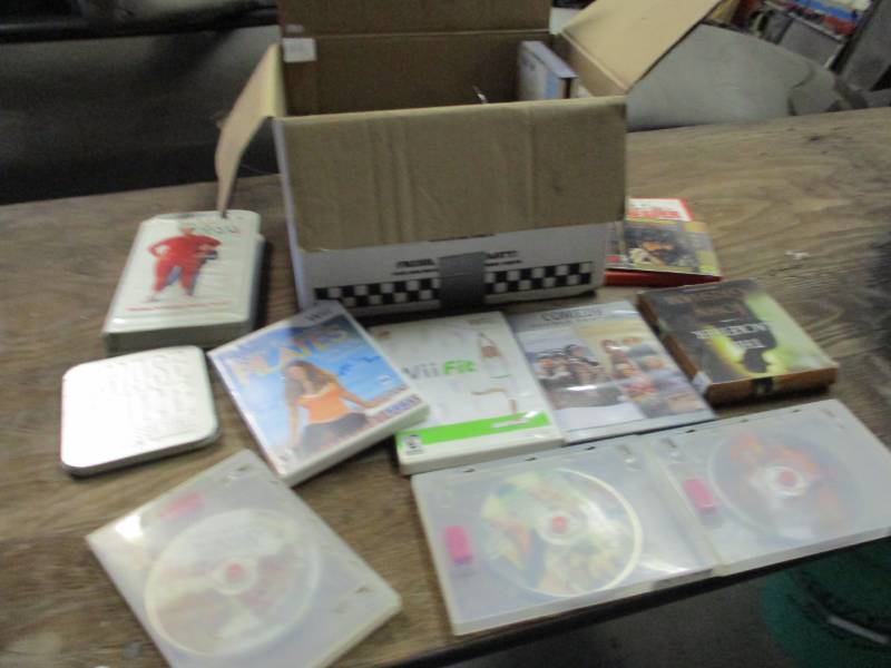 DVDs and video games