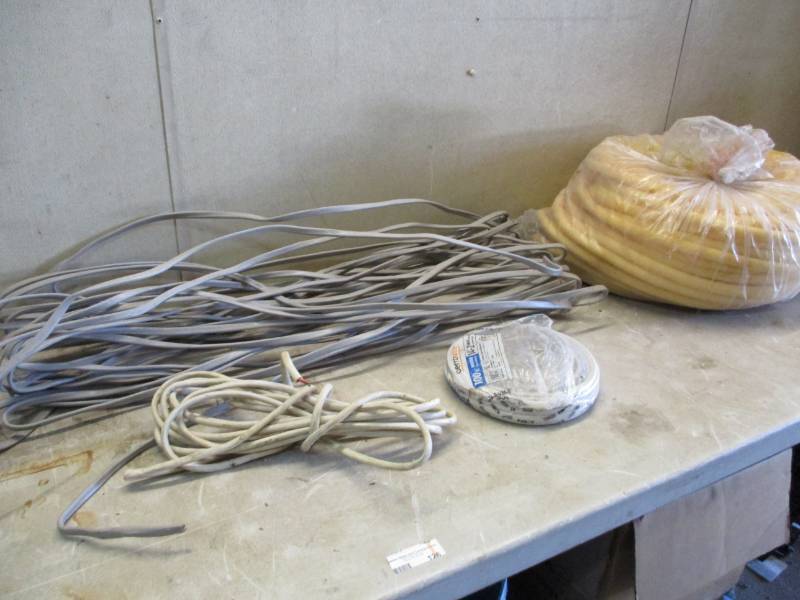 Wire and weatherstripping