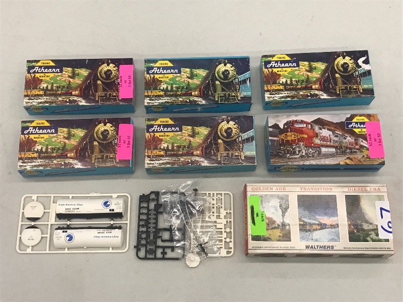 (7) Assorted HO Scale Model Train...