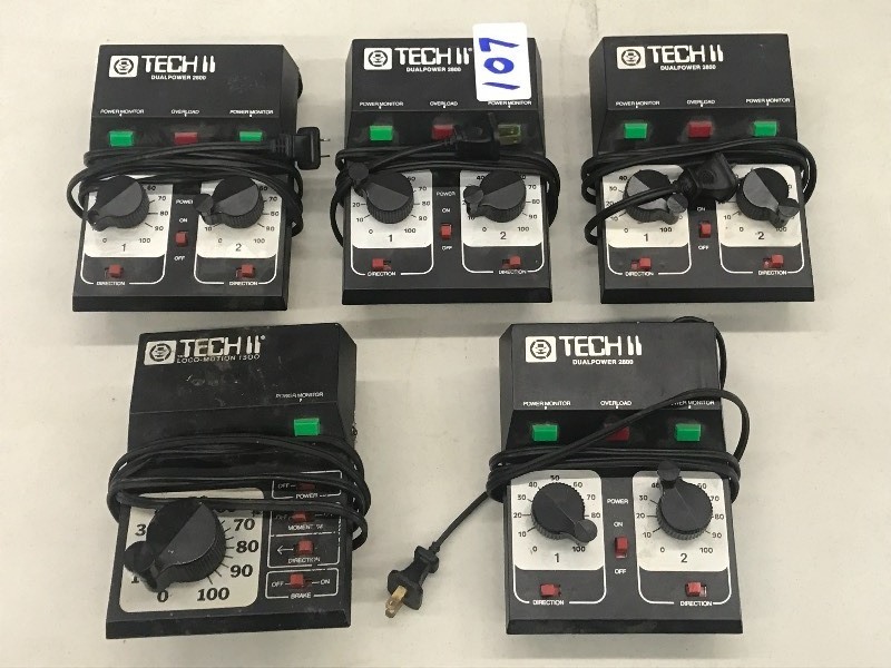 (5) Tech-II DualPower 2800 Railro...