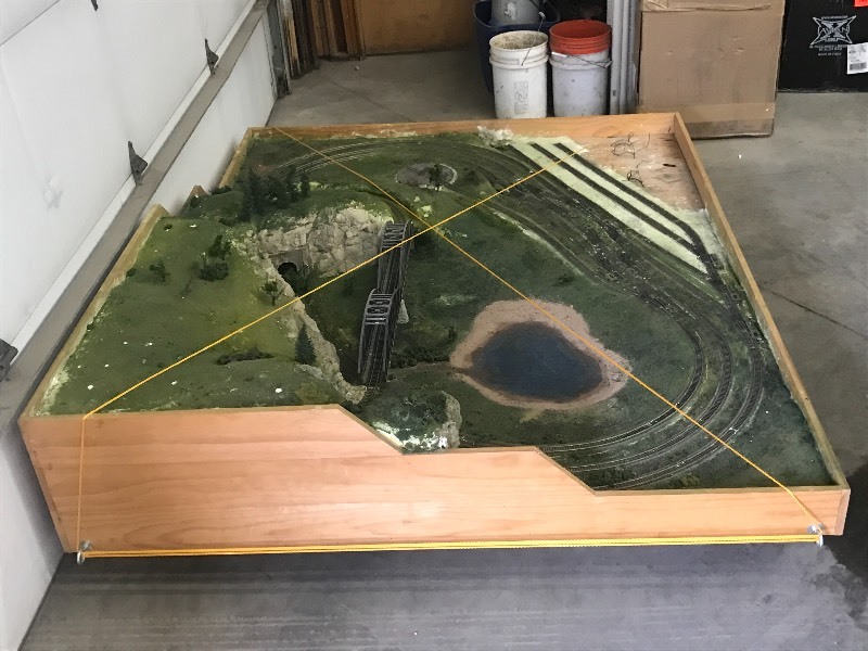 Custom Made 6x8 Hobby Train Track...