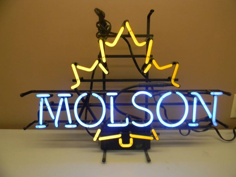lot 12 image: CLASSIC MOLSON BEER - WORKS - APPROX 27 BY 21 - SEE PICTURES