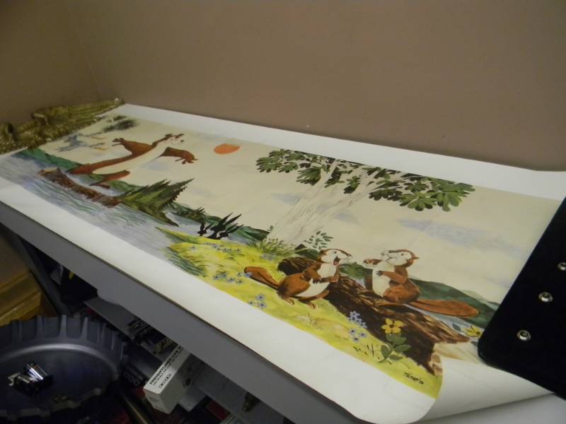 lot 25 image: RARE & VINTAGE 1977 HAMMS BEER POSTER - NICE CONDITION - APPROX 59 34 BY 22 14 - SEE PICTURES