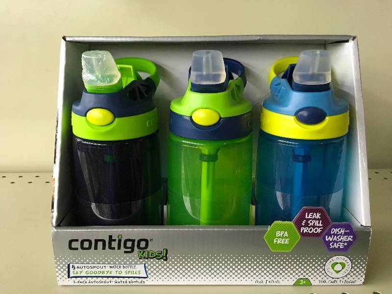 lot 49 image: Gizmo 3PK Water Bottles, Retail $11.99