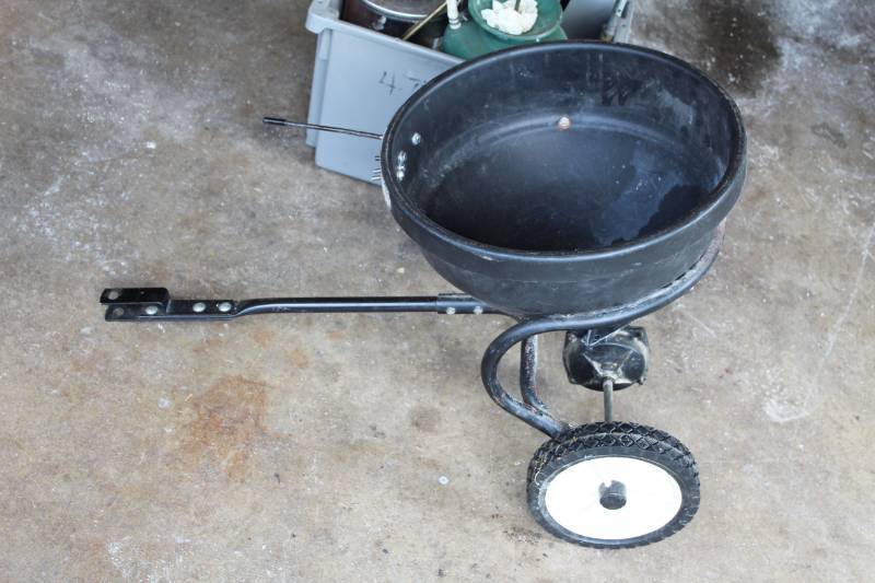 Sears Robuck and Co. Seed Spreader Lawn Tractor Attachment