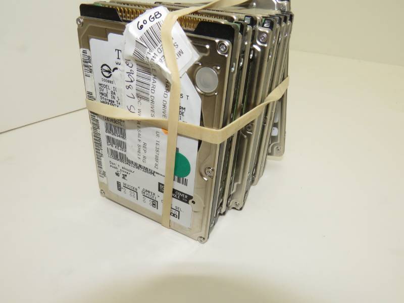 Lot of 10 IDE 60GB hard drives