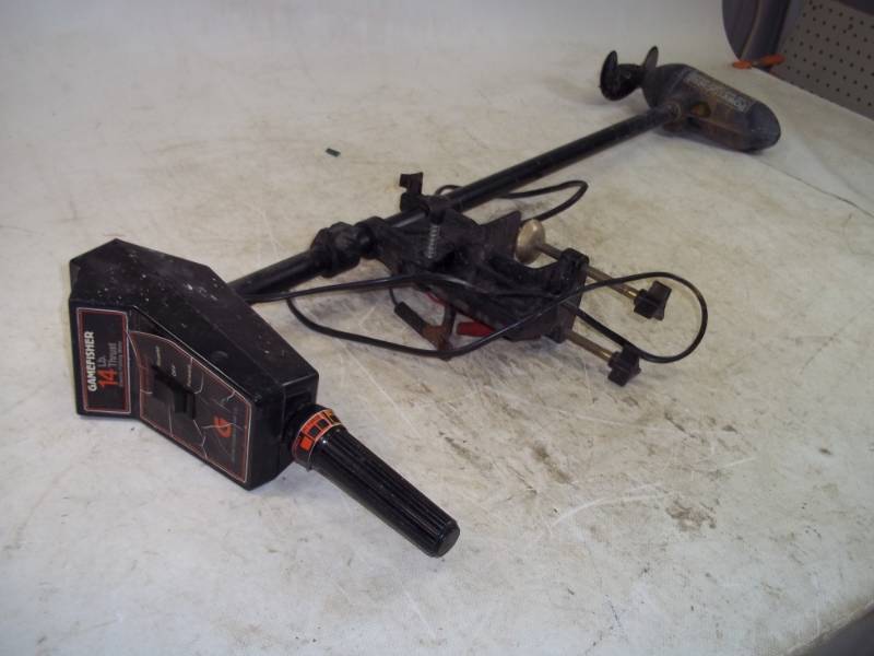 lot 12 image: Game Fisher 14 lb. Trolling Motor