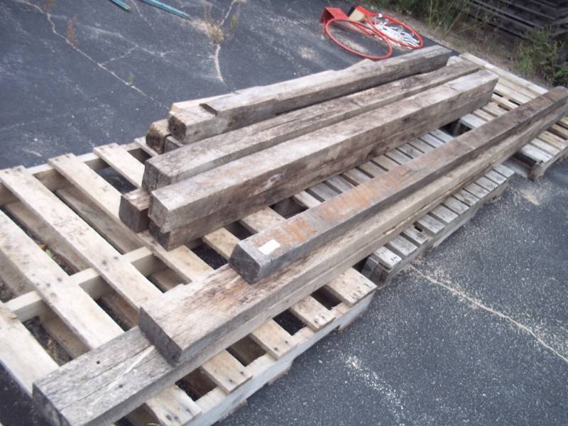 lot 71 image: Lot of Vintage Barn Timbers