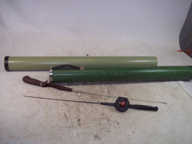 lot 78 image: Rod Case with 2 small rods