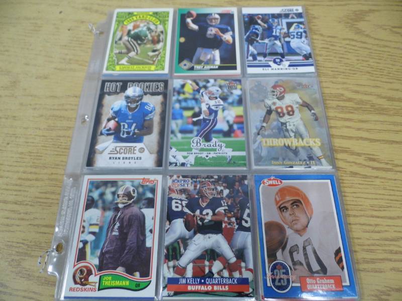 lot 27 image: 6 Pages of Assorted Sports Cards