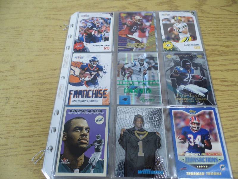 lot 29 image: 6 Pages of Assorted Sports Cards