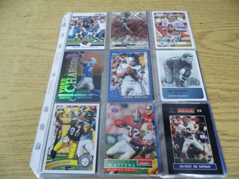 lot 31 image: 6 Pages of Assorted Sports Cards