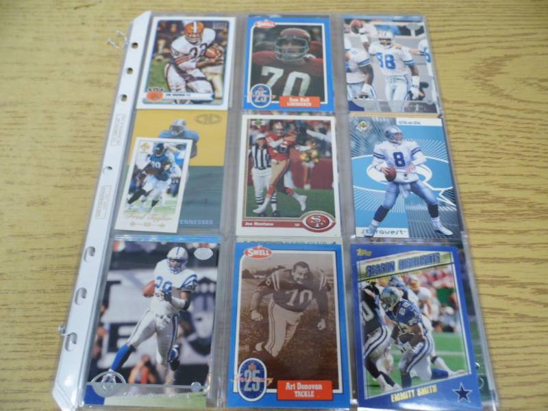 lot 32 image: 6 Pages of Assorted Sports Cards