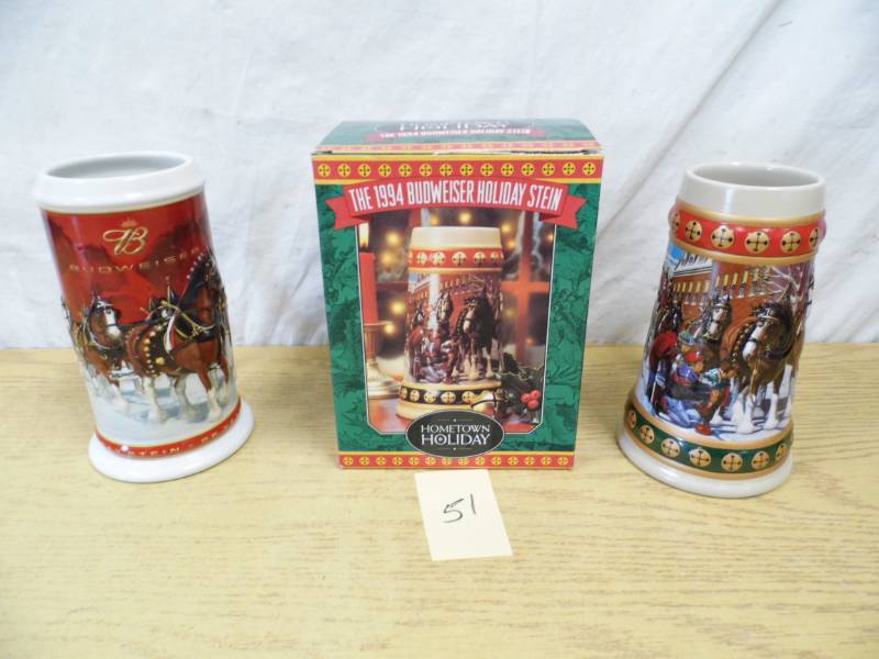lot 51 image: Lot of 3 Beer Steins
