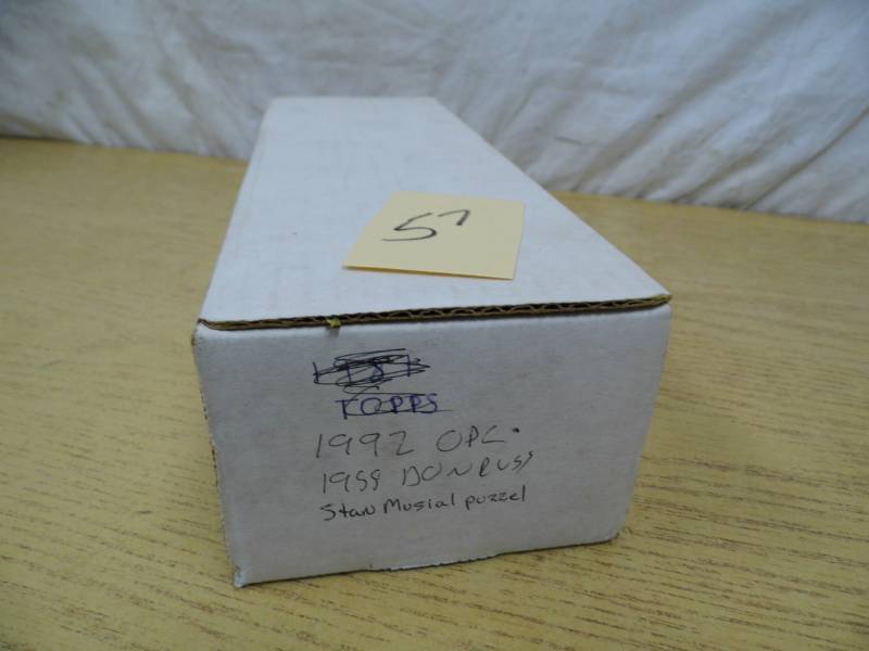 lot 57 image: OPC - Don Ross Baseball Cards