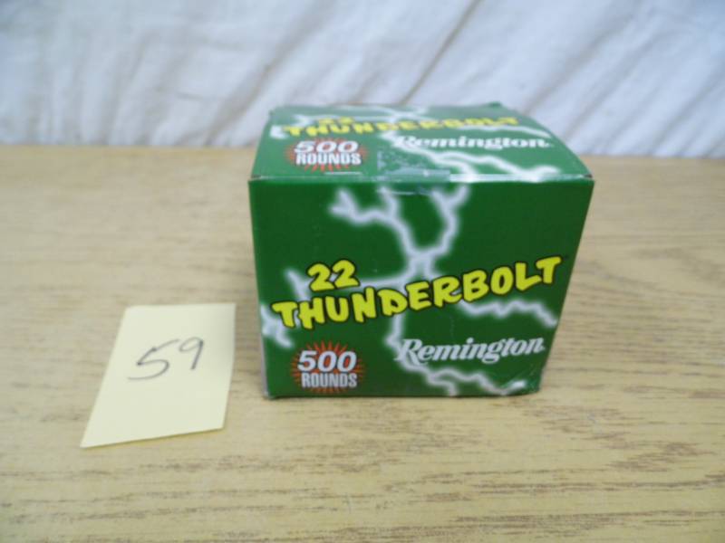 lot 59 image: Remington Thunderbolt Ammunition