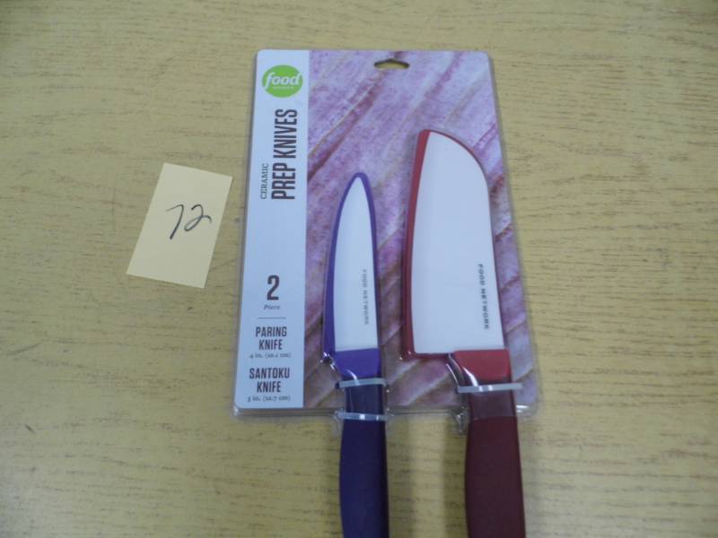 lot 72 image: New Food Network Prep Knives